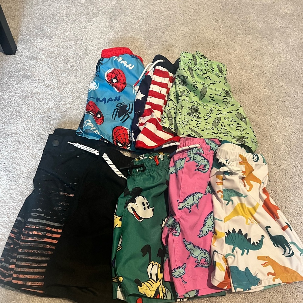 Kids Swim Trunks - Assorted Colors